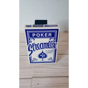 Streamline POKER Playing Cards NO.1 Plastic Coated Smooth Finish Complete